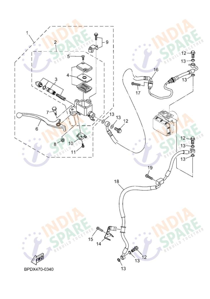 FRONT MASTER CYLINDER